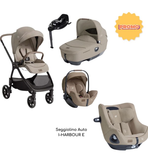 Trio Joie Signature Valora Con Calmi + i-Level Pro + Base Encore + Seggiolino Auto i-Harbour E - Joie