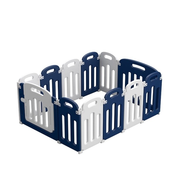 Caja de plástico plegable azul - Mandelli