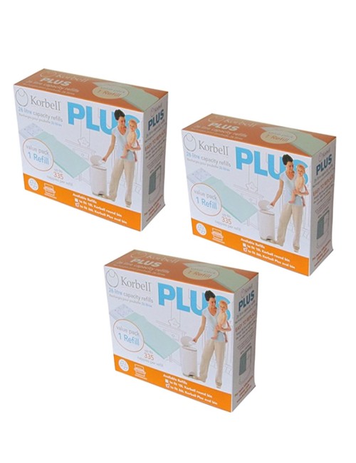 Nachfüllpackung Korbell Dreiteilige Packung