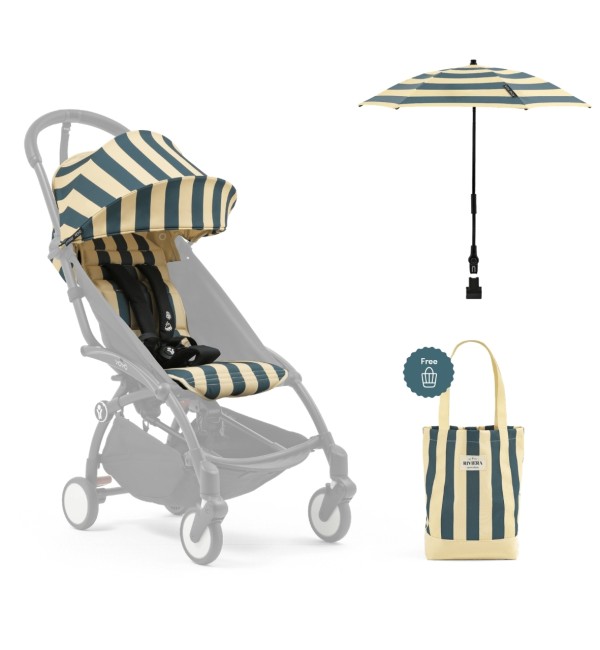 Yoyo Riviera Upholstery With Sun Shade and Bag - Stokke