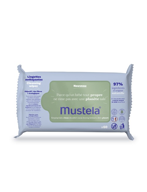 Mustela Cleansing Wipes 60 Pcs