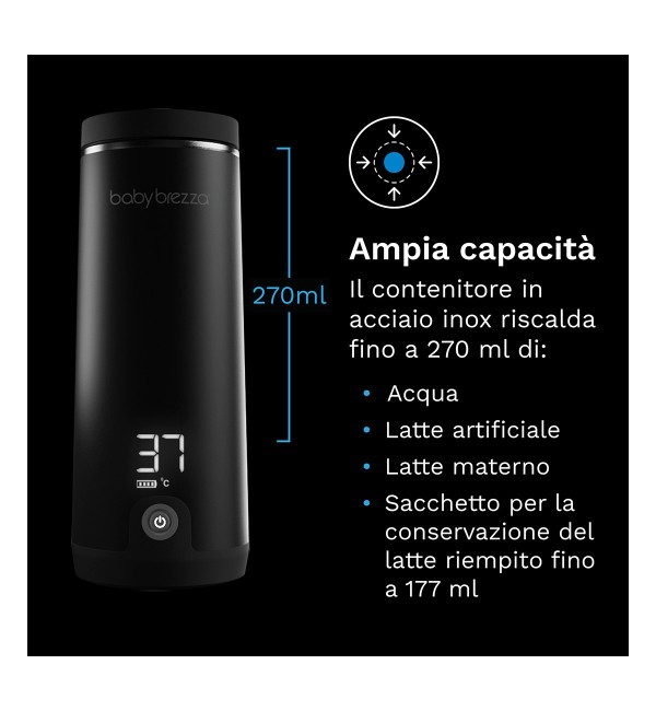 Calentador de biberones portátil superrápido Baby Brezza