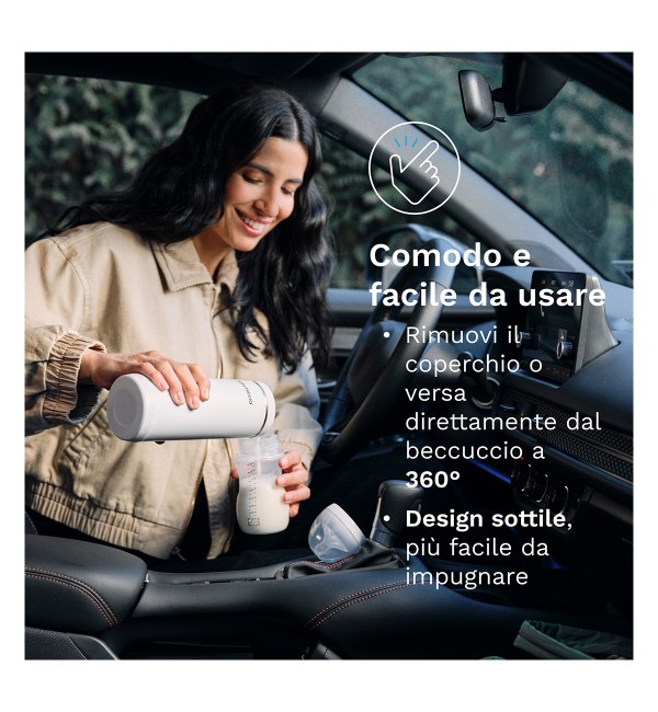 Calentador de biberones portátil superrápido Baby Brezza