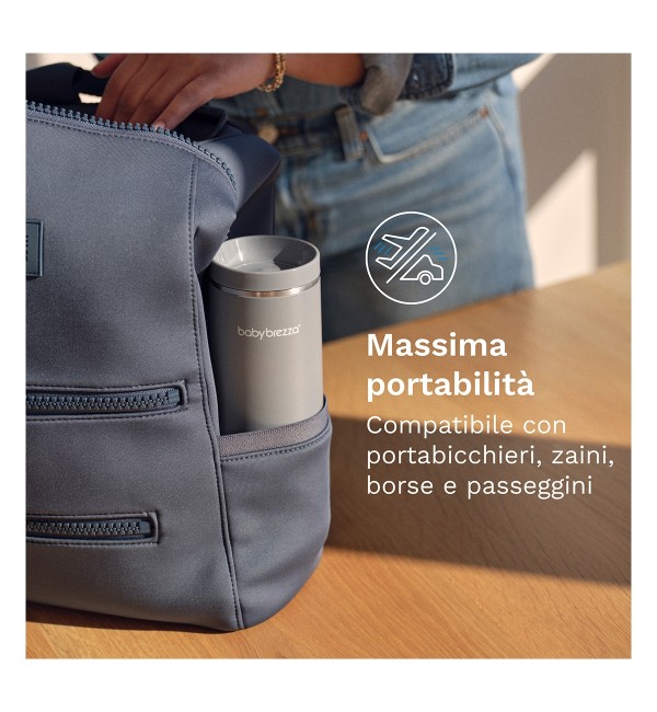 Calentador de biberones portátil superrápido Baby Brezza