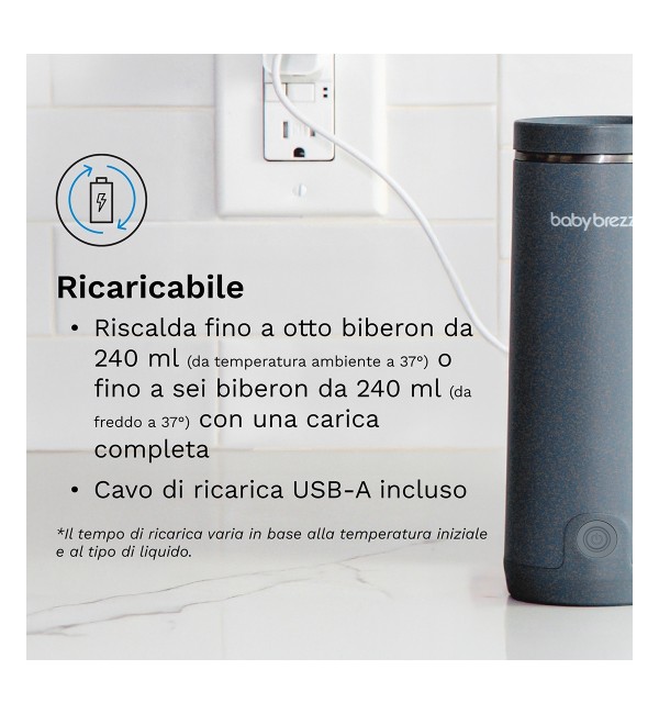 Calentador de biberones portátil superrápido Baby Brezza