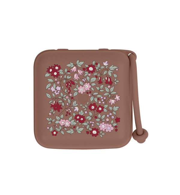 Liberty Chamomille Lawn Woodchuck BIBS Schnullerbox