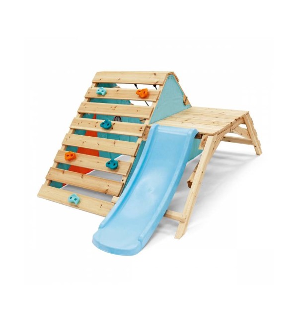 Centro de juegos de escalada de madera Plum