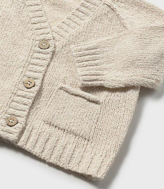 Cardigan collo a V tricot grano - Mayoral 