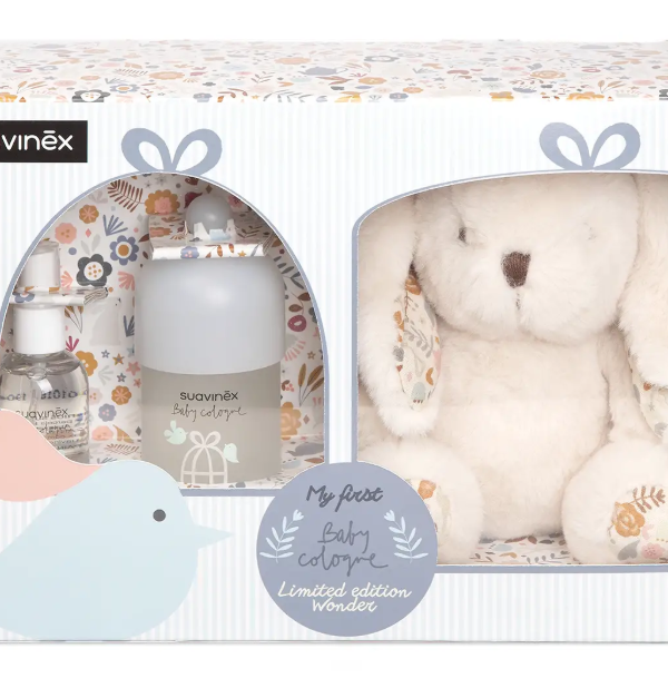 My First Baby Cologne Set 2 Colonie + Peluche - Suavinex