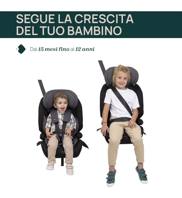 Seggiolino Auto Gro-Up i-Size Chicco