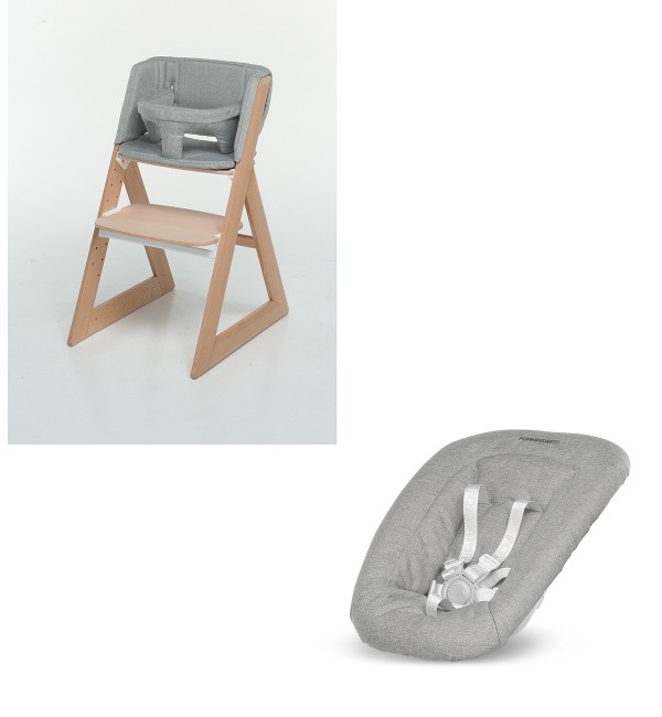 Sedia Evolutiva Stile Con Kit Imbottito + Sdraietta Mignon Foppapedretti
