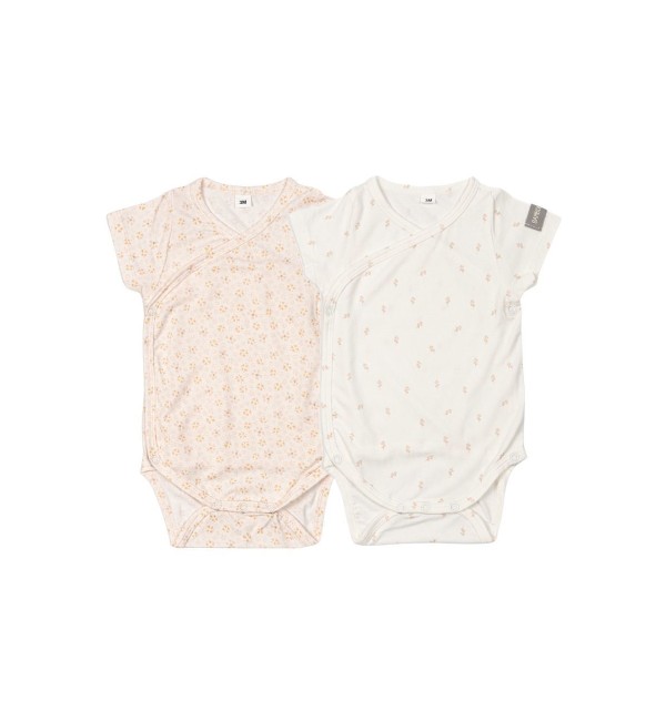 Flowers Mix Bamboom Short Sleeve Body Pack 2 pieces