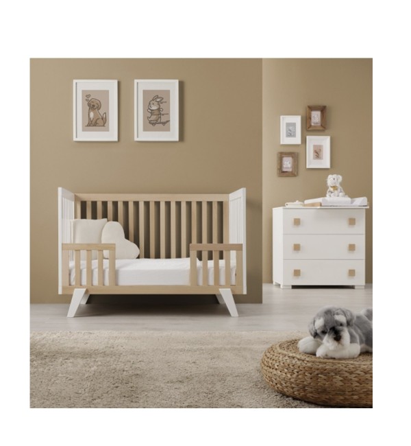 Tris Lettino America + Sponda Toddler + Como' Evolution - Erbesi