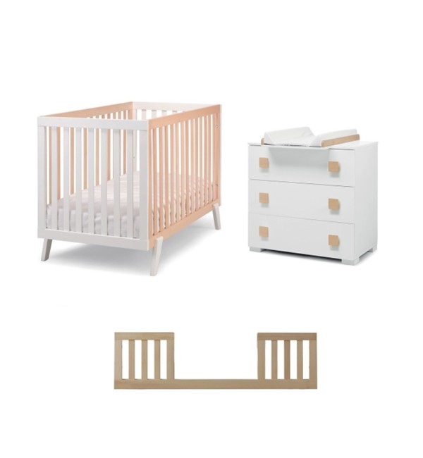 Tris Lettino America + Sponda Toddler + Como' Evolution - Erbesi