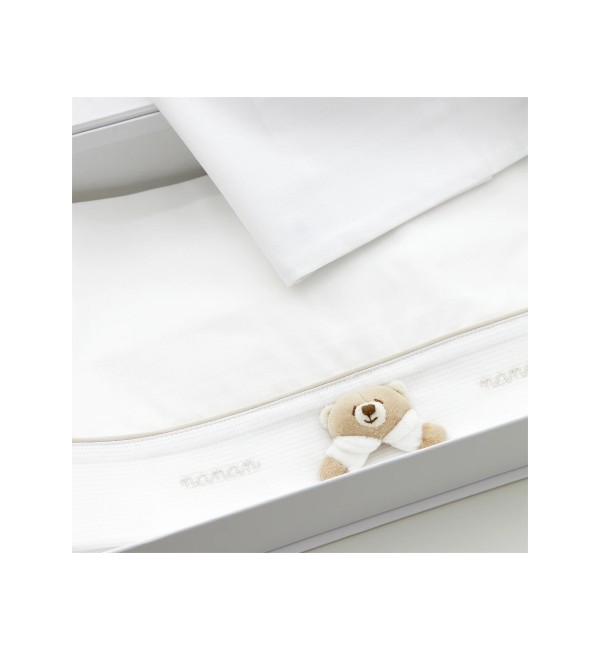 Nanan Tato White Wheelchair Bed Sheet Set