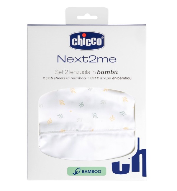 Bettlaken-Set aus Bambus für Next2Me U&D, 2-teilig, Chicco