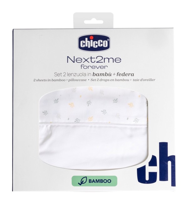 Bettwäsche-Set aus Bambus für Next2Me Forever, 2-tlg., Kissenbezug Chicco