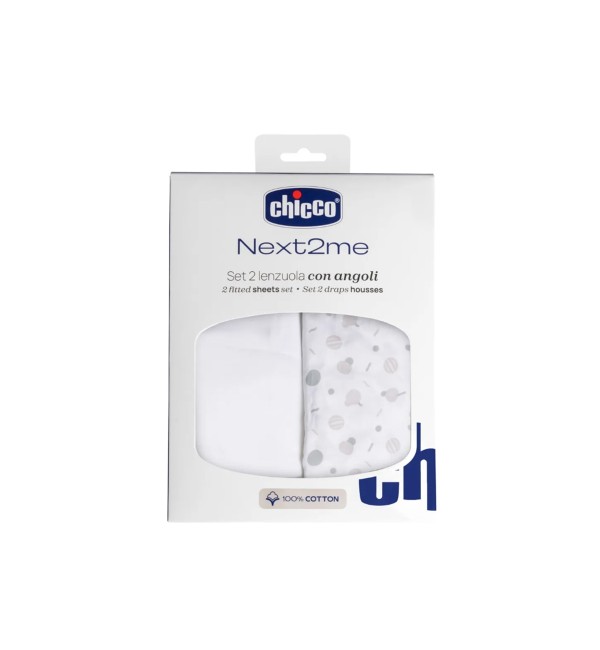 Set Lenzuola Cotone Next2Me Confetti - Chicco