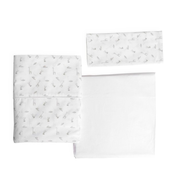 Set Lenzuola in Cotone per Next2Me Forever 2pz U&D e Federa Chicco