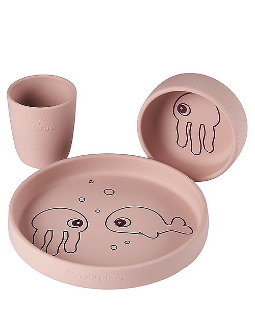 Done by Deer silicone food set Friends of the sea