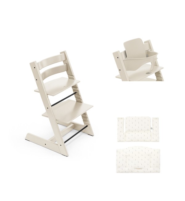 Bundle STOKKE ® TRIPP TRAPP ® Sedia + Baby Set + Cuscino