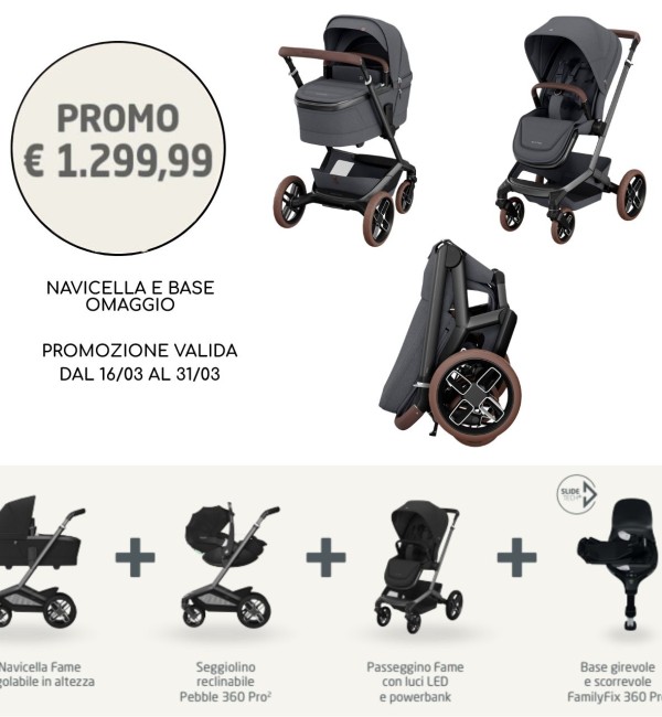 Trio Navicella Fame, Pebble 360 pro, Family Fix 360 Pro