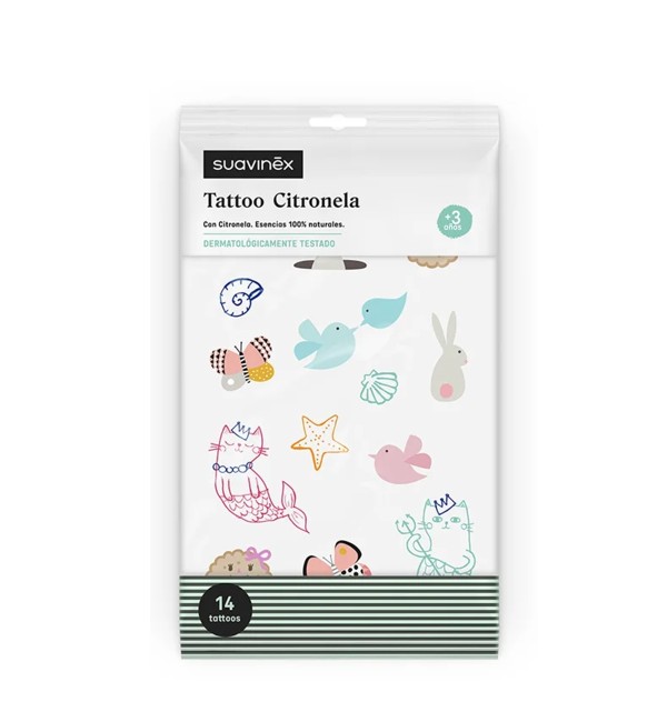 Tattoos Antizanzare alla Citronella 14pz - Suavinex