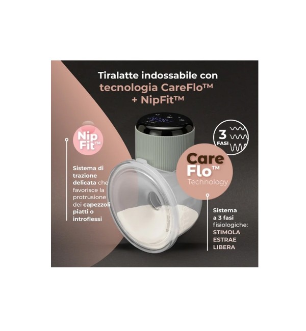 Tiralatte Elettrico Indossabile Singolo a 3 Fasi Materno Comfort Nuvita