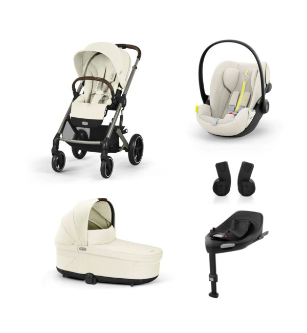Promozione "SET M" Trio Cybex Balios S Lux con Cloud G + Base Auto e Adattatori con Marsupio Amya Esclusivo (opzionale)