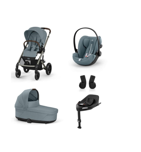 Promozione "SET M" Trio Cybex Balios S Lux con Cloud G + Base Auto e Adattatori con Marsupio Amya Esclusivo (opzionale)