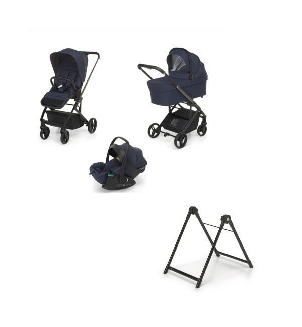  Trio Tic Toc Ebony con Seggiolino Auto Disk Infant Rekline - Foppapedretti