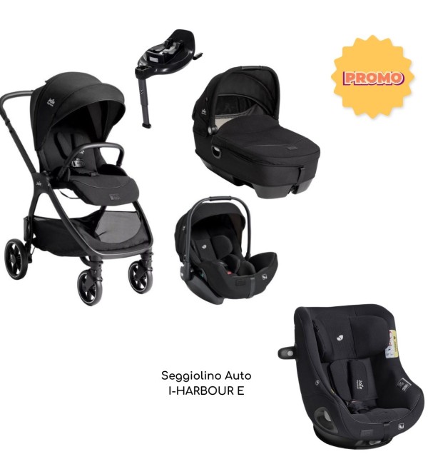 Trio Joie Signature Valora Con Calmi + i-Level Pro + Base Encore + Seggiolino Auto i-Harbour E - Joie