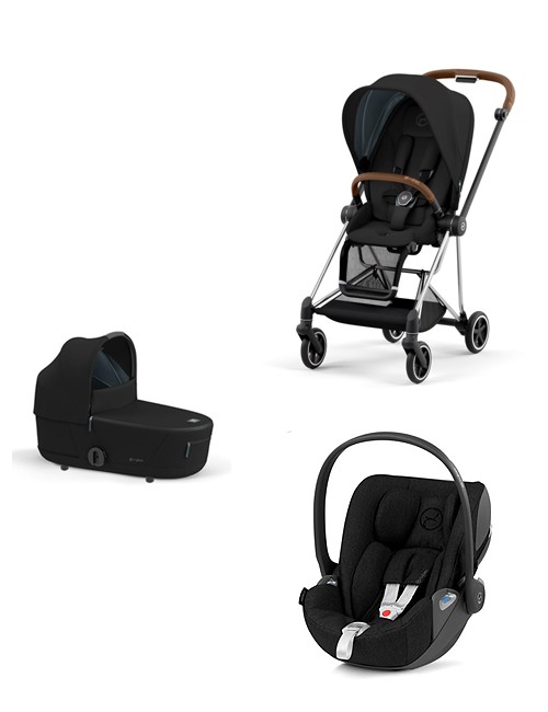 Trio Cybex Mios 3 Con Cloud Z i- Size Plus Telaio Chrome Brown