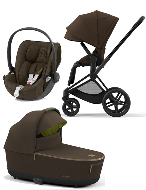 Trio Cybex Priam 4 Con Cloud Z i-Size Plus - Telaio Matt Black