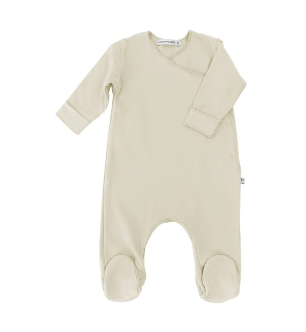 Tutina Con Piedi Pure Light Khaki - Bamboom