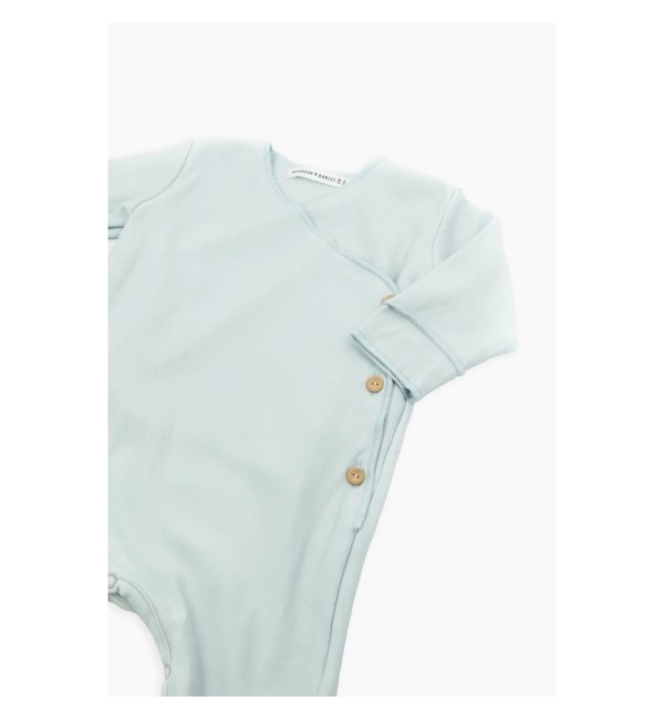 Tutina Con Piedi Pure Sky Grey - Bamboom