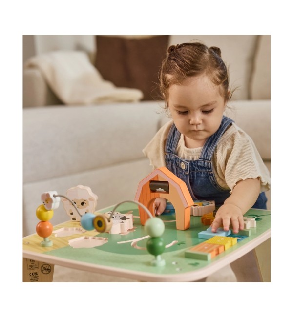 Mesa multiactividad de Wooden Farmers - Tiny Love