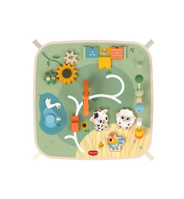 Mesa multiactividad de Wooden Farmers - Tiny Love