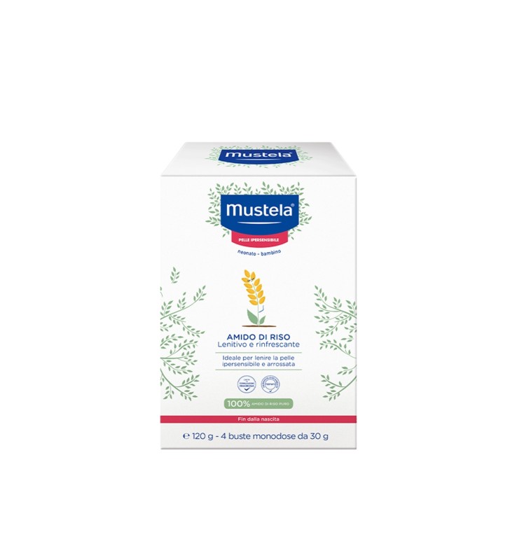Mustela Amido Di Riso 4 Bustine Monodose Da 30 Gr - Immagine 5