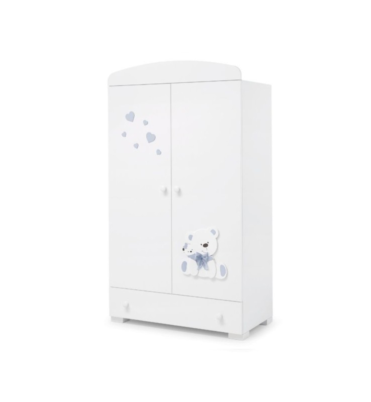 Armadio Erbesi Tato Bianco/Azzurro