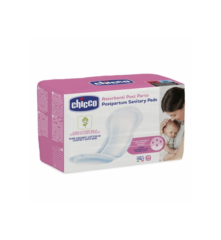 Chicco Donna Mamma Assorbenti Postparto Cotone Per Protezione E Comfort 10 Pezzi - Immagine 3