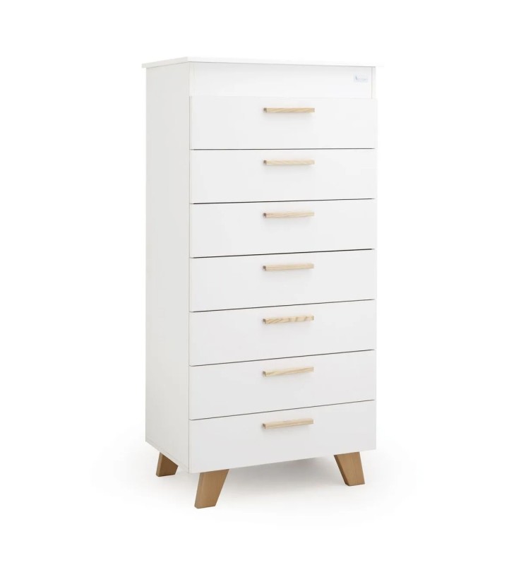 Settimone Azzurra Design Mia Bianco-naturale