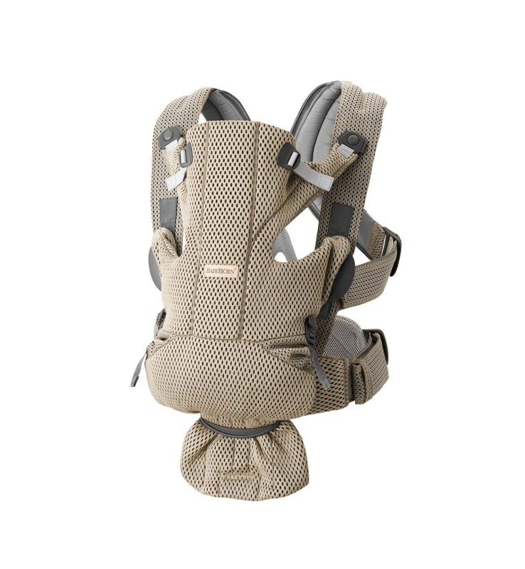 Marsupio Babybjorn Move 3D Mesh Beige/grigio