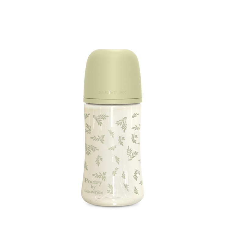 Biberon In Silicone 270 ml Suavinex Poetry Verde