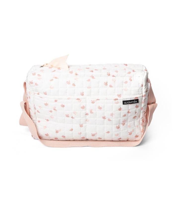 Borsa Cosmetica Decoro Birdies Limited Edition - Suavinex Rosa