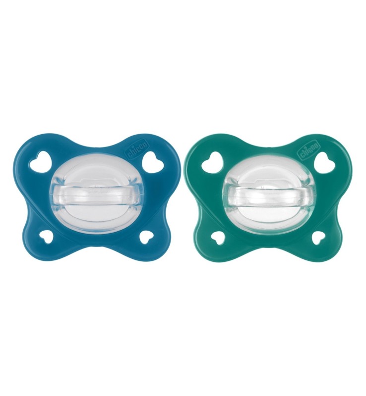 Chicco dual soft succhietto azzurro 16-36 mesi 2 pezzi - Immagine 8