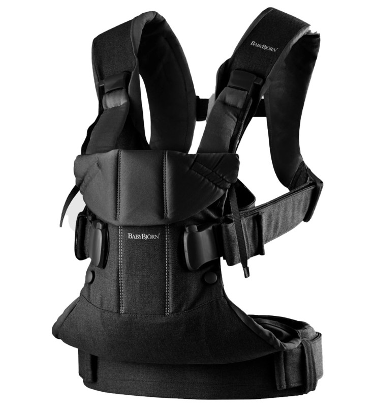 Marsupio BabyBjorn One Cotton Nero