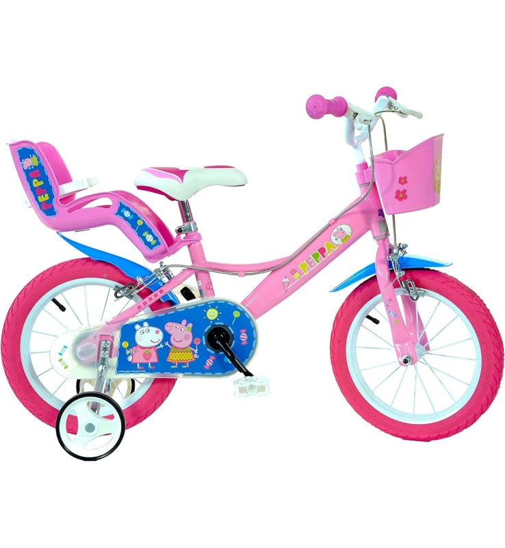 Bicicletta Dino Bikes Peppa Pig 14''