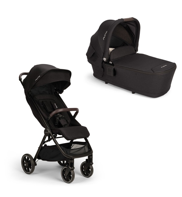 Duo Passeggino TRVL Lx con Navicella Lytl Nuna Caviar