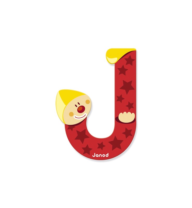 Lettera Clown Janod In Legno J